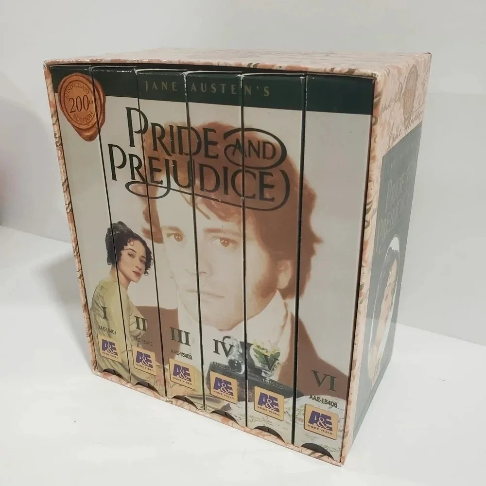 Pride and Prejudice Set  Of 6 Jane Austin's VHS Tapes.